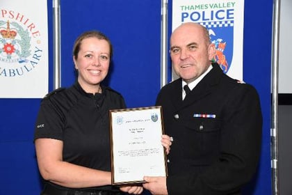 Police officers honoured for work after cyclist killed in East Hampshire