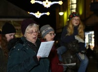 Carol service in Petersfield Square raises money for two local charities