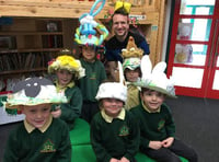 Petersfield infants school gets their bonnets eggs-actly right for Easter