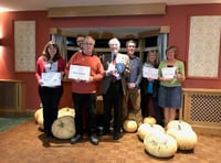 Veteran scoops Petersfield pumpkin award