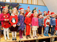 Christmas comes to the fair at Steep school