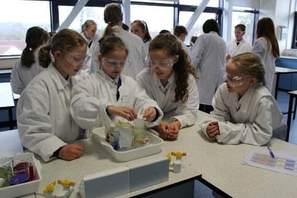 Pupils enjoy joint day of science experiments