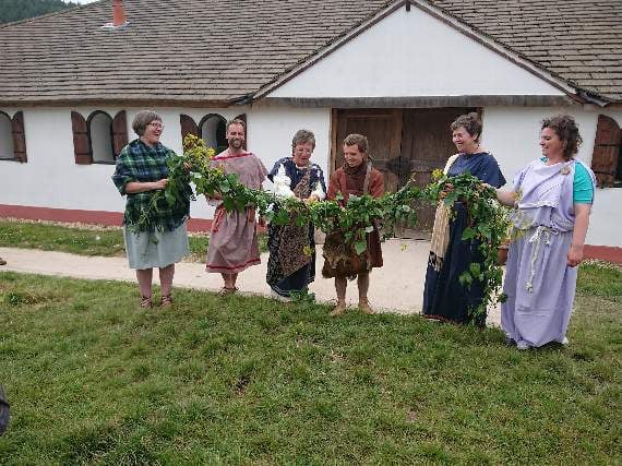 Party like its AD99 as Roman Villa reopens at Butser Ancient Farm