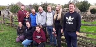 Volunteer shepherds enjoy day at ancient farm