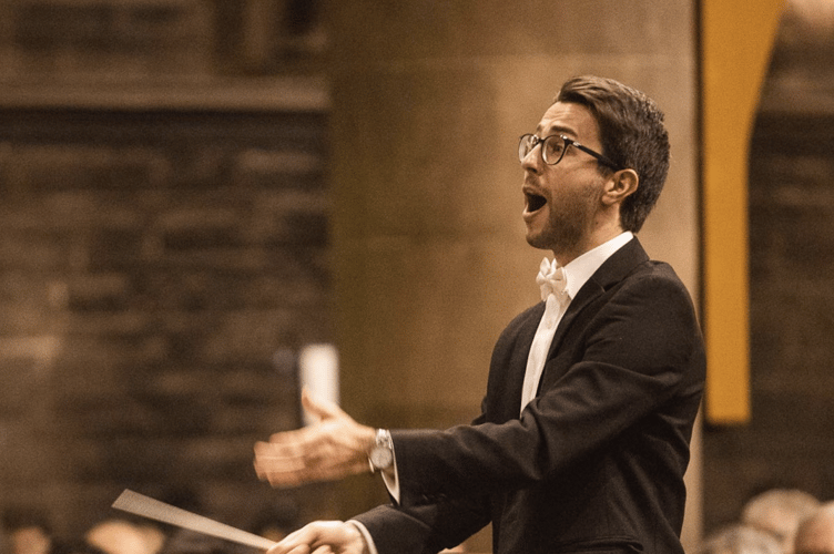 Haslemere Musical Society chorus master Ondrej Soukup