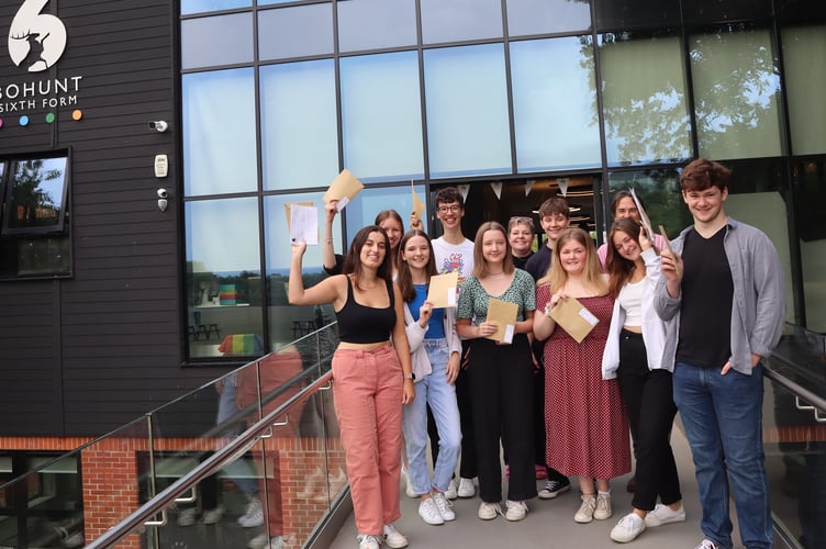 Bohunt students celebrate A-levels 2022 