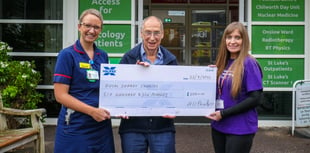 Man from Headley Down does sponsored walk to thank hospital