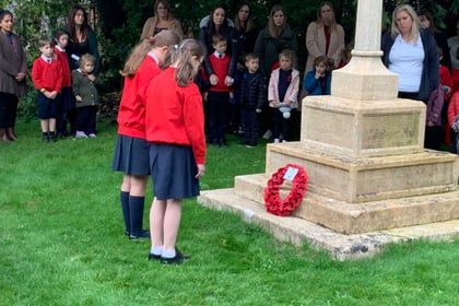 St Mary’s Bentworth CE Primary School pays Remembrance tribute 