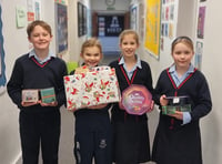 Pupils at Alton School donate Christmas presents to Alton Lions  