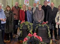 Hawkley church bells ring again for new King