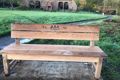 Touching story behind town's mysterious Batman bench by the River Wey