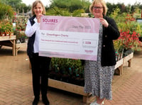 Squire’s Garden Centres donates carrier bag charge to Greenfingers