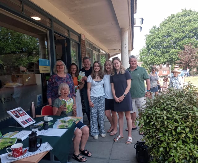 Sunwood book-signing success at Fernhurst Hub