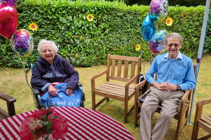 Grayshott couple celebrate their 90th birthdays in care home together