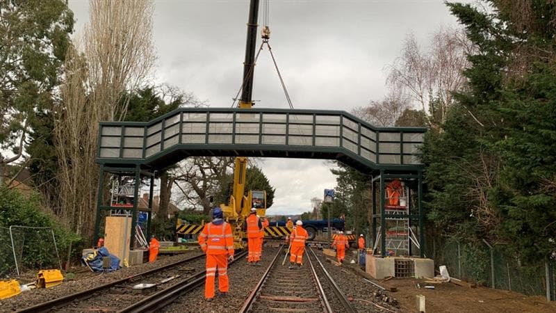 Five day rail line closure between Guildford and Petersfield ...