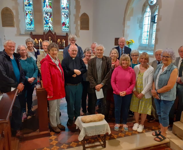 Langrish service marks start of harvest