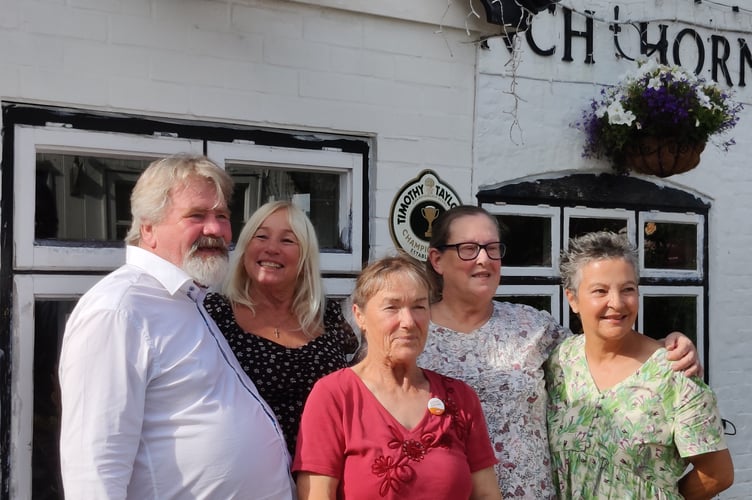 Chris Gallagher, Cheryl Watson, Janet James, Sylvia Kimber-Sweatman and Lorraine Troughton.