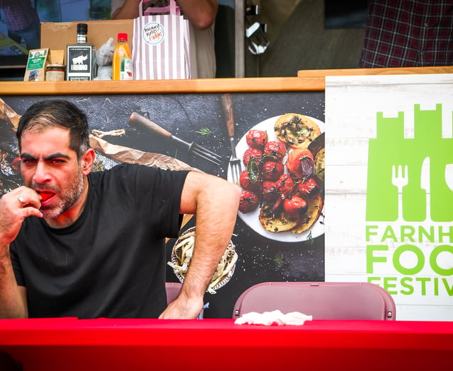 Farnham's Food and Drink Festival was hot stuff in more ways than one!