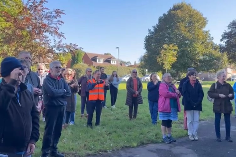 Fernhurst villagers came out en masse for the village shop and post office reopening