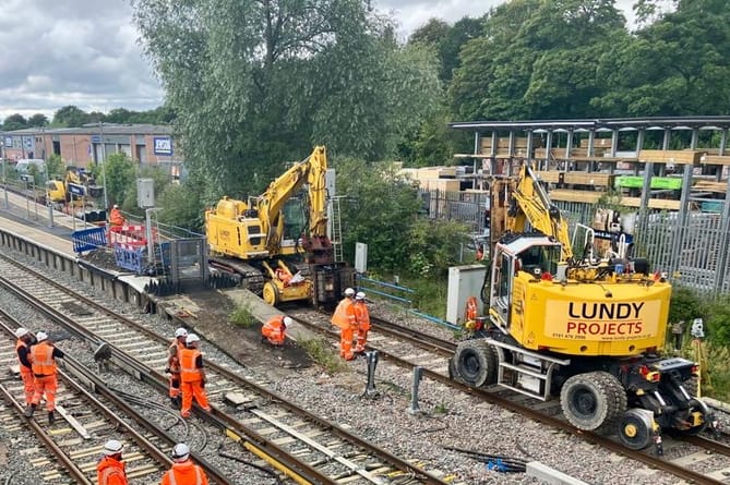 Haslemere railway work