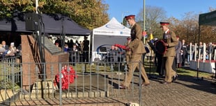 WATCH: Last Post sounded at Whitehill & Bordon Remembrance service