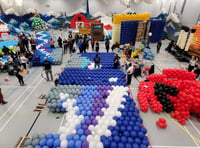 Incredible balloon wonderland pops up in aid of five Surrey charities