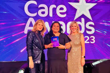 Queen Sheeba: Horndean care home nurse is named country's best