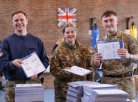 Christmas boxes for Odiham children with parents serving overseas