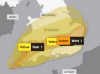 Storm Henk: Amber warning for winds issued in Surrey and Hampshire