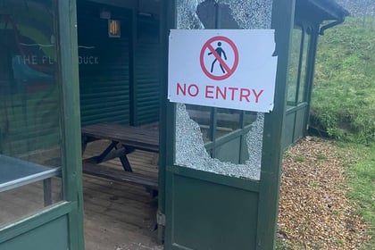 Petersfield cafe targeted by mindless vandals as ball bearings found