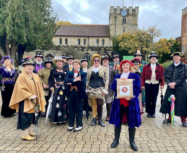 Petersfield's town crier has a personal milestone to shout about