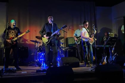 Mid-Life Crisis welcomed as covers band play charity gig in Harting