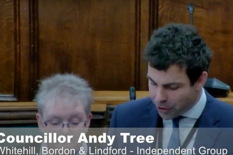 Cllr Tree live broadcast