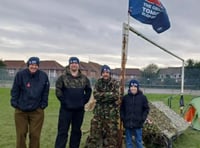 Hardy Petersfield quintet sleep rough for homeless military veterans