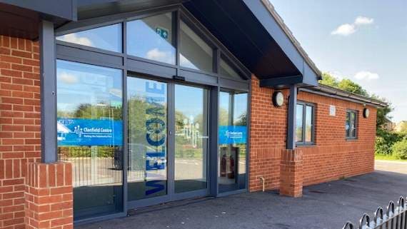 Clanfield Centre entrance