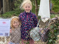 Tea-riffic support from allotment holders for young fundraising duo