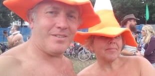 No cover-up as naturist couple ready for naked fundraising walk