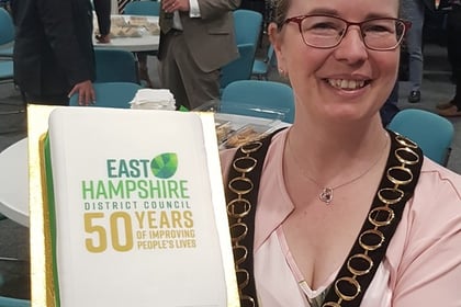 Golden honour for Whitehill councillor as EHDC mark 50 years