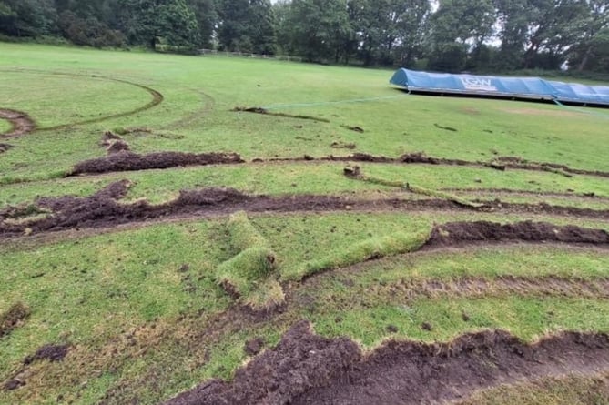 Petersfield Cricket Club damage
