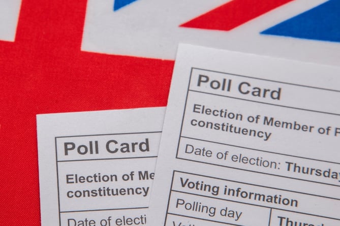 Poll card stock picture