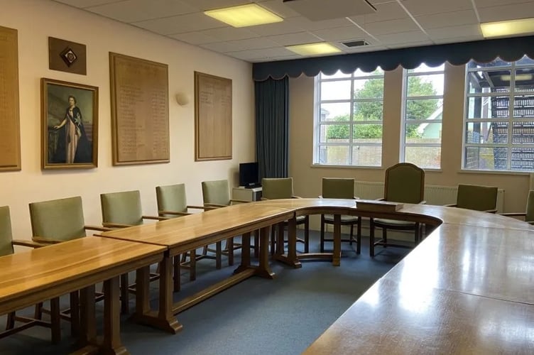 Petersfield Town Hall chamber