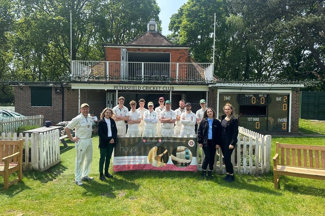 Petersfield Cricket Club Haus Maids sponsorship