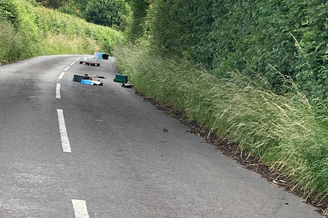 Flytipping Petersfield Lane Clanfield