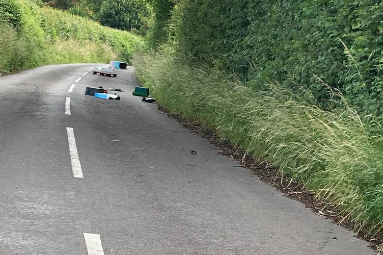 Flytipping Petersfield Lane Clanfield