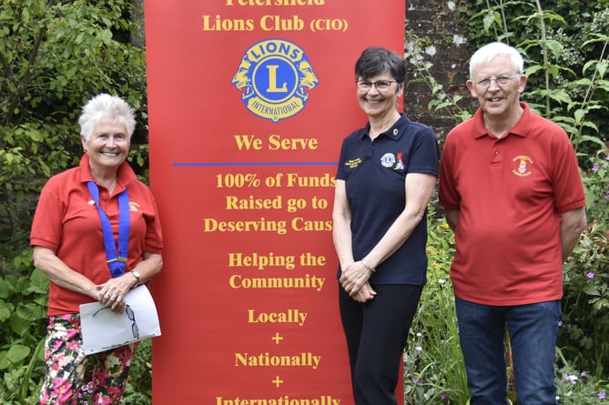 Petersfield Lions Club New President