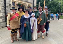 Battle lines re-drawn centuries on as re-enactors march on Cheriton 