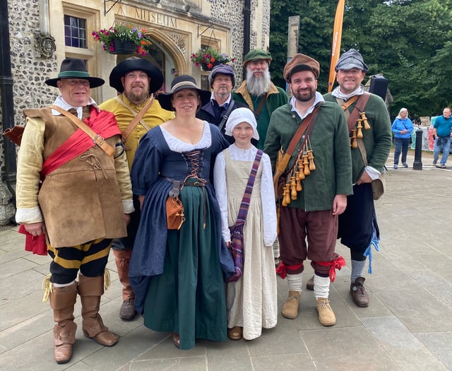 Battle lines re-drawn centuries on as re-enactors march on Cheriton 