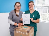 Vets win prizes as practice awarded green accolade