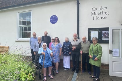 Second oldest Quaker Meeting House receives a Blue Plaque