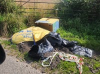 More fly-tipping near Clanfield as police look into break-in